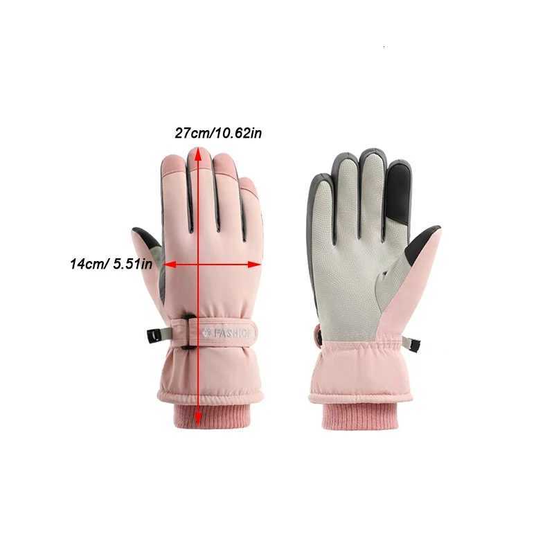 Women Winter Ski Gloves Waterproof Touchscreen Snowboard Gloves Windproof Warm Snow Gloves for Skiing Running and Cycling Z250925