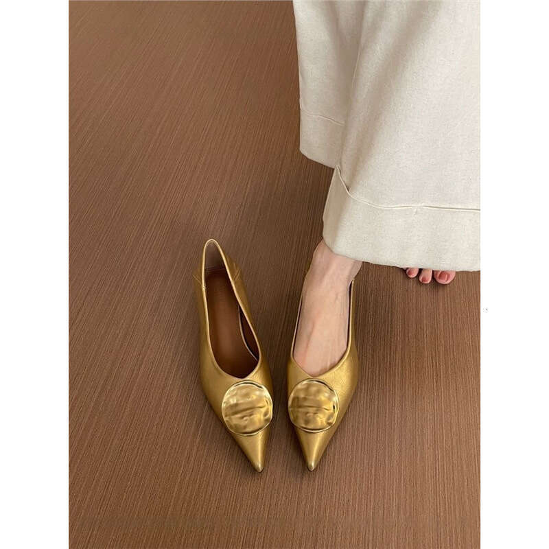 French Style Small Cat Designer Shoe Pointed Toe Single for Women 2025 Spring and Autumn New Thin heel Comfortable Versatile Shallow Commuter Shoes