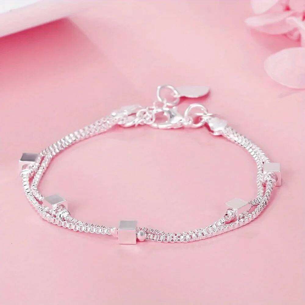 New popular Sterling Sier special Chain Bracelets for women men Party Wedding streetwear Jewelry Anniversary Gifts