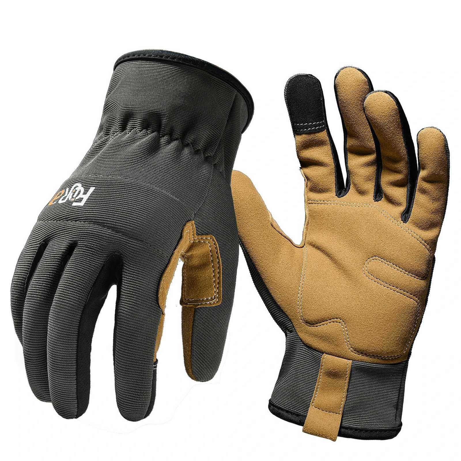 1Pair Touchscreen Utility work Gloves for Men women UltraSoft Lightweight and Fitting Gloves comfortable Multipurpose Z250925