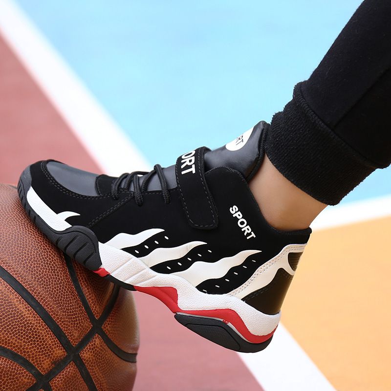 Kids Shoes Sport Boys Casual Shoes High Top Tennis Children's Sneakers Leather Running Sneakers Kidszworld for Girls Large Youth Size 30 - 41 K05