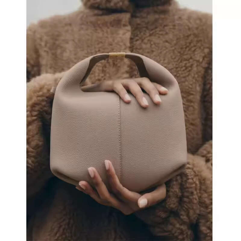 designer bag Luxury bag New French Niche Versatile Solid Color Single Shoulder Women's Fashion Handbag Lychee Pattern Crossbody Bag