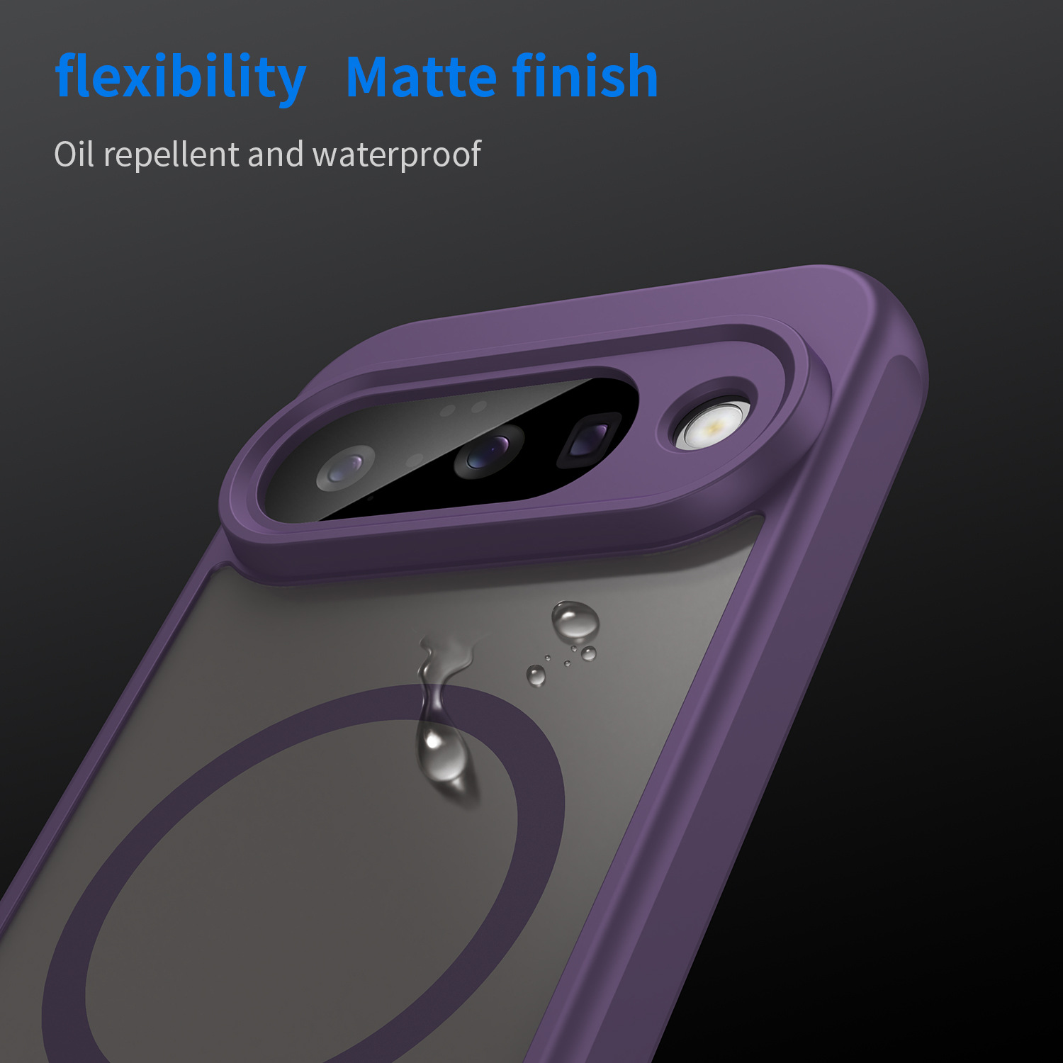 Magnetic Skin Feel PC+TPU Case for Google Pixel 10 10 Pro 10 Pro XL Full Protection Anti-Drop