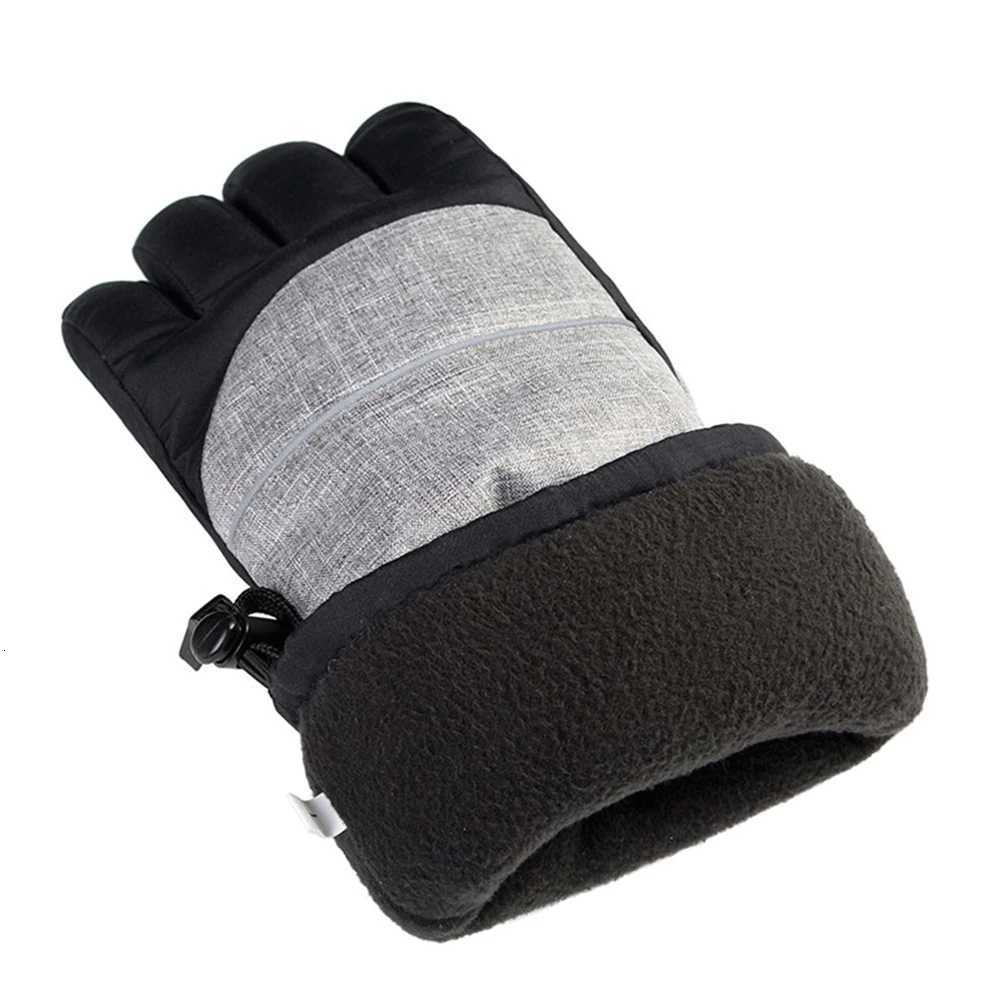 1Pair Winter Heating Gloves Thermal Electric 5000mAh Battery Waterproof Rechargeable for Outdoor Climbing Hiking Skiing Cycling Z250925