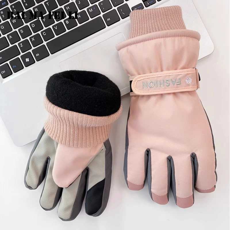 Women Winter Ski Gloves Waterproof Touchscreen Snowboard Gloves Windproof Warm Snow Gloves for Skiing Running and Cycling Z250925