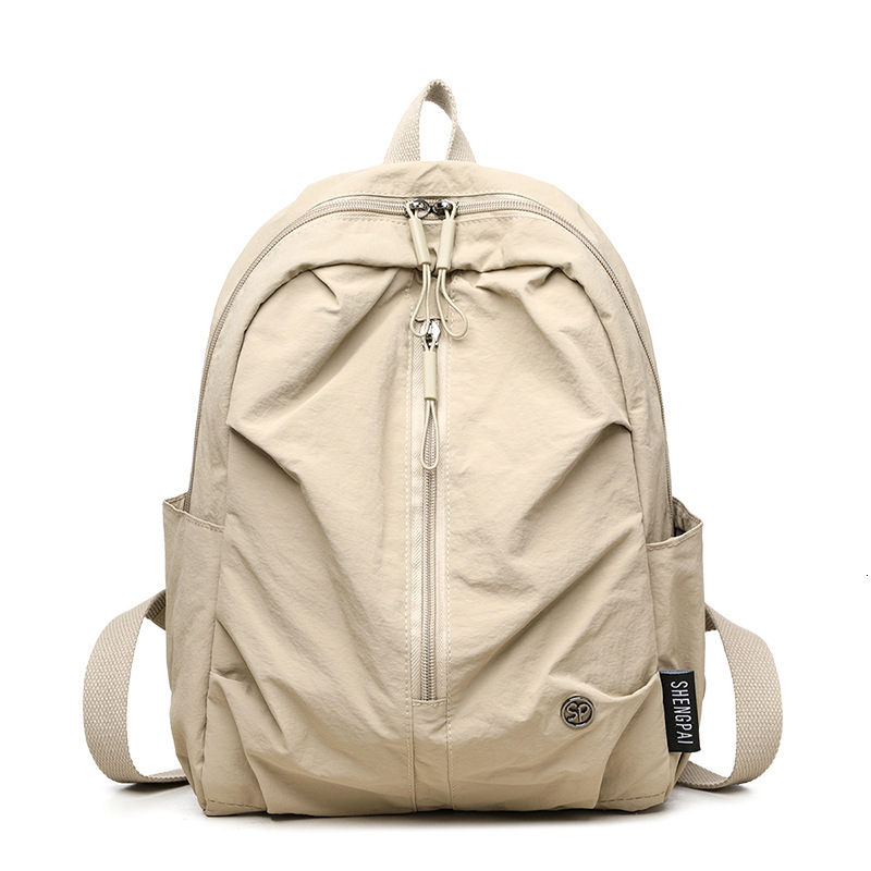 Designer's new colorful pleated backpack 2025 travel bag
