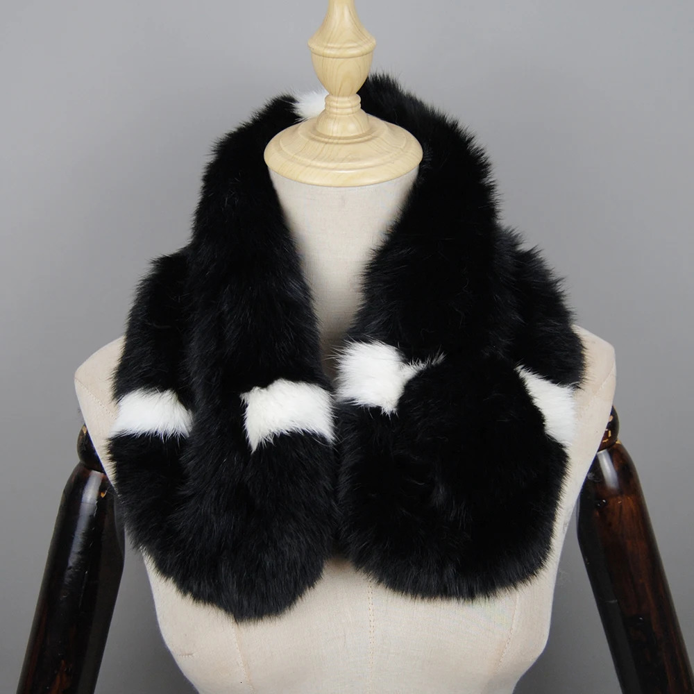 2025 Womens Cute Super Soft Real Rex Rabbit Fur Scarf Lovely Girls Winter Big Rex Rabbit Fur Ball Scarf 250929