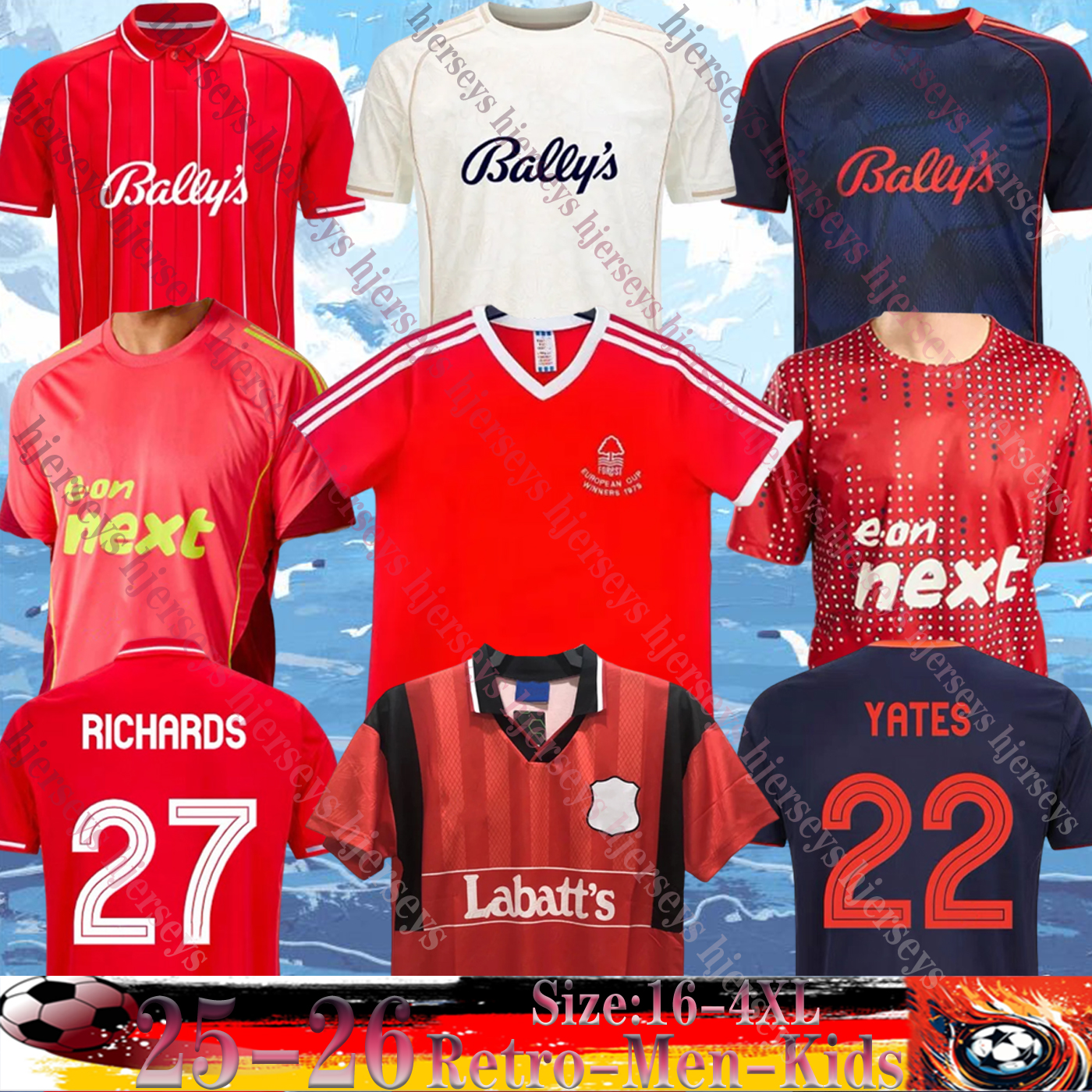 4XL 24 25 26 NoTTInghamS LINGARD Soccer Jerseys GRABBAN Johnson Surridge 77 78 94 95 2025 Men kids Forest Awoniyi AMEOBI KROVINOVIC ELANGA Football Shirts Men Kids Kit