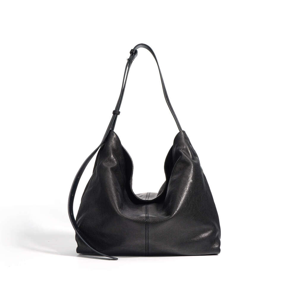 Sheepskin Niche Lazy Style Tote 2025 New High-Quality Commuter Crossbody Large Capacity Shoulder Bag