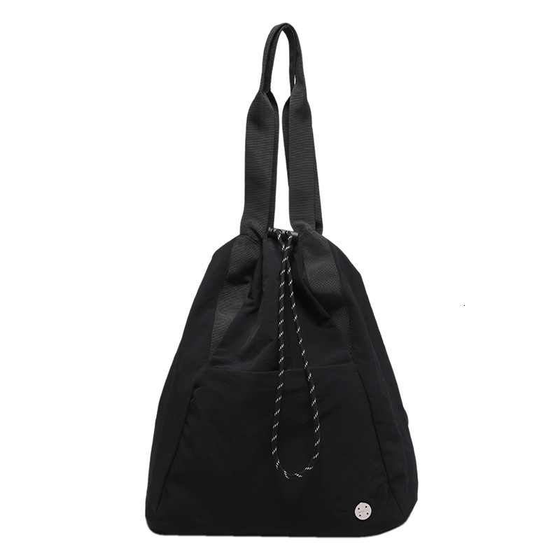 Designer drawstring pocket lightweight nylon shoulder bag 2025 new casual travel sports backpack