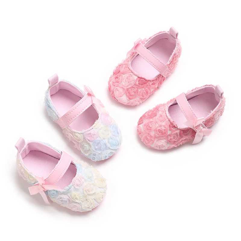 Newborn Baby Girls Shoes Infant Baby Shoes AntiSlipPrincess First Walker Baby Girl Shoes 018MJ250930