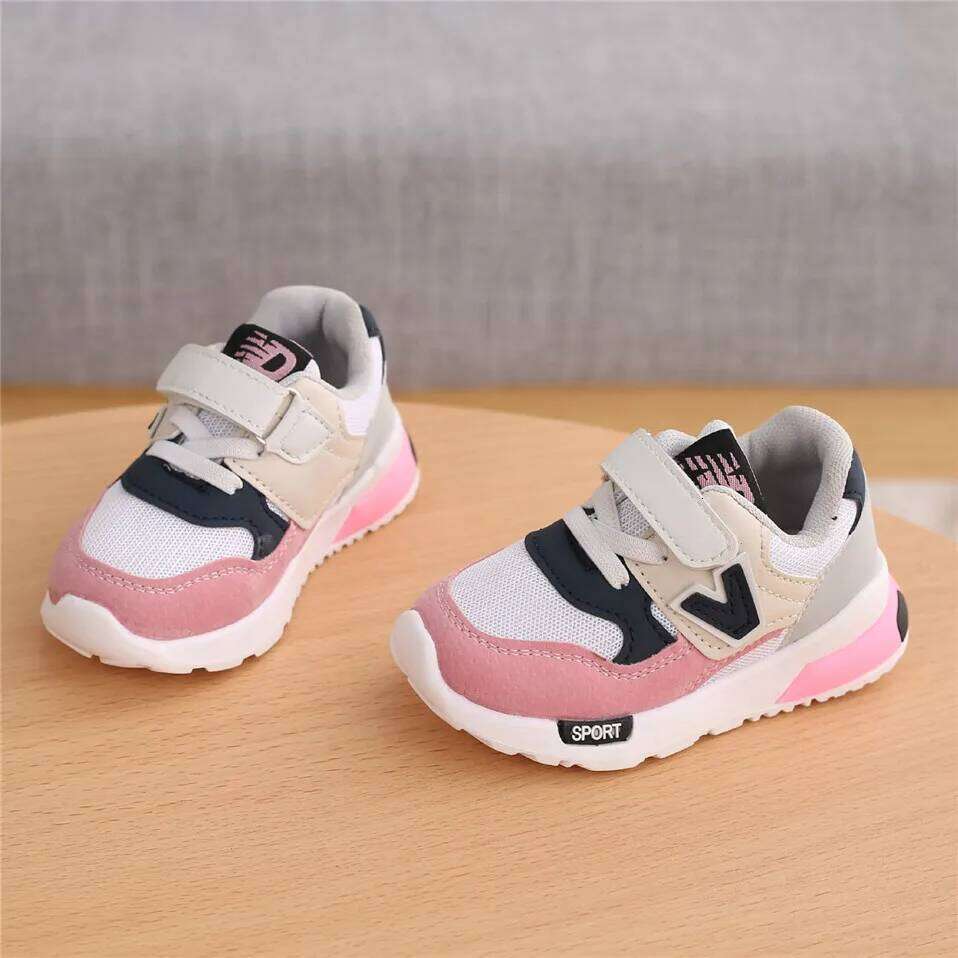 Spring Autumn Kids Baby Boys Girls Children's Casual Sneakers Breathable Soft Anti-Slip Running Sports Shoes Size