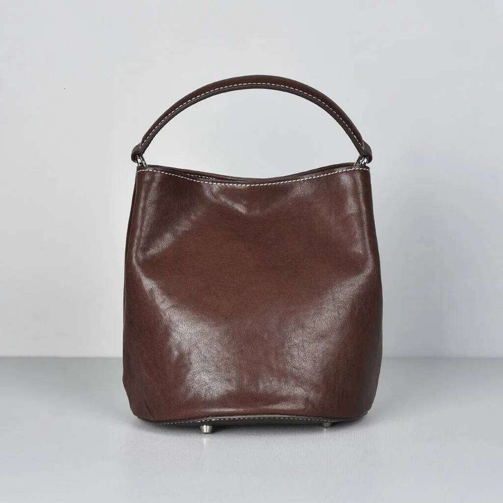 Mendy Vegetable Tanned Designer Crossbody & Handbag Small Leather Bucket Bag For Women Suotong2510 Mdng