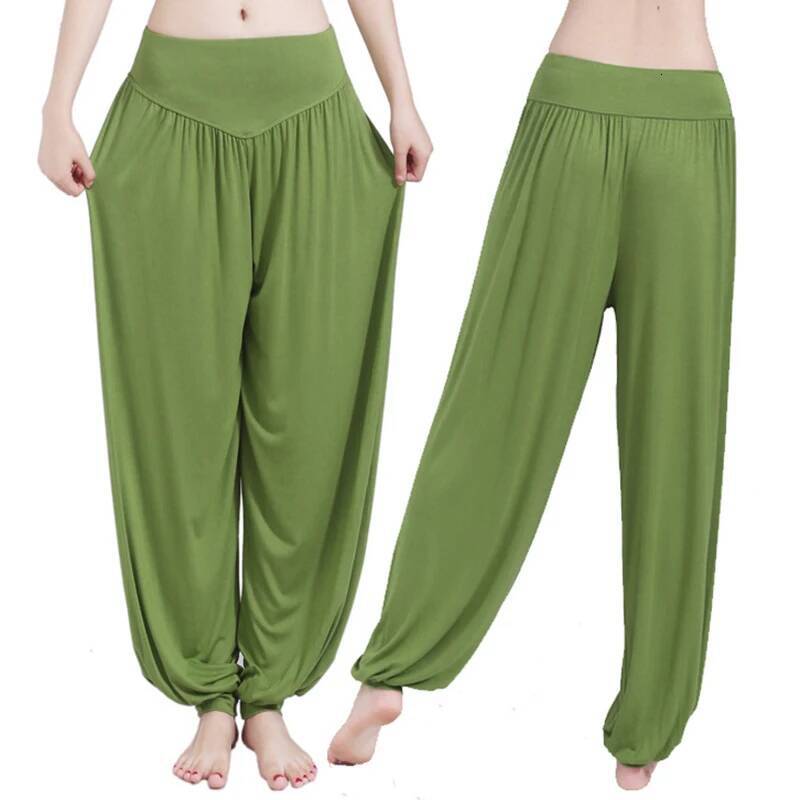 New Women casual harem high waist pants dance club wide leg loose long bloomers trousers size dongdumaoyi
