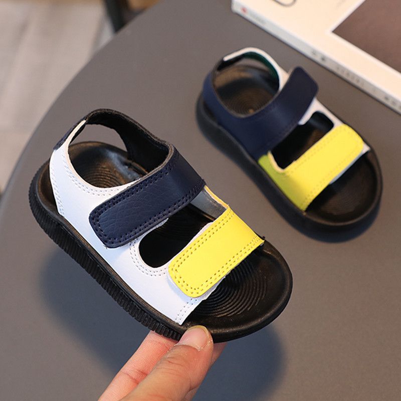 Boys Sandals Baby Shoes Children's Kids Flat Child Beach Shoes Kidszworld Sports Soft Non-slip Casual Toddler Sandals Size 21 - 30 K0705