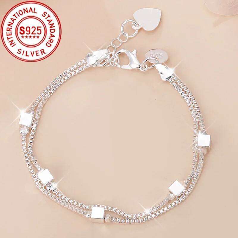 New popular Sterling Sier special Chain Bracelets for women men Party Wedding streetwear Jewelry Anniversary Gifts
