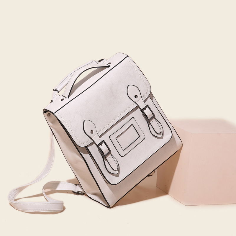 2025 new designer women's fashionable oil wax cowhide backpack