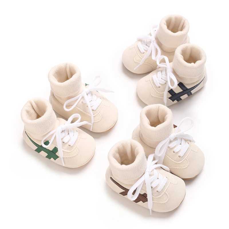 Spring and Autumn Baby Shoes for Boys and Girls 01 Years Old Shoes and Socks Do Not Drop Soft Bottom Anti Slip Sneakers 612MJ250930