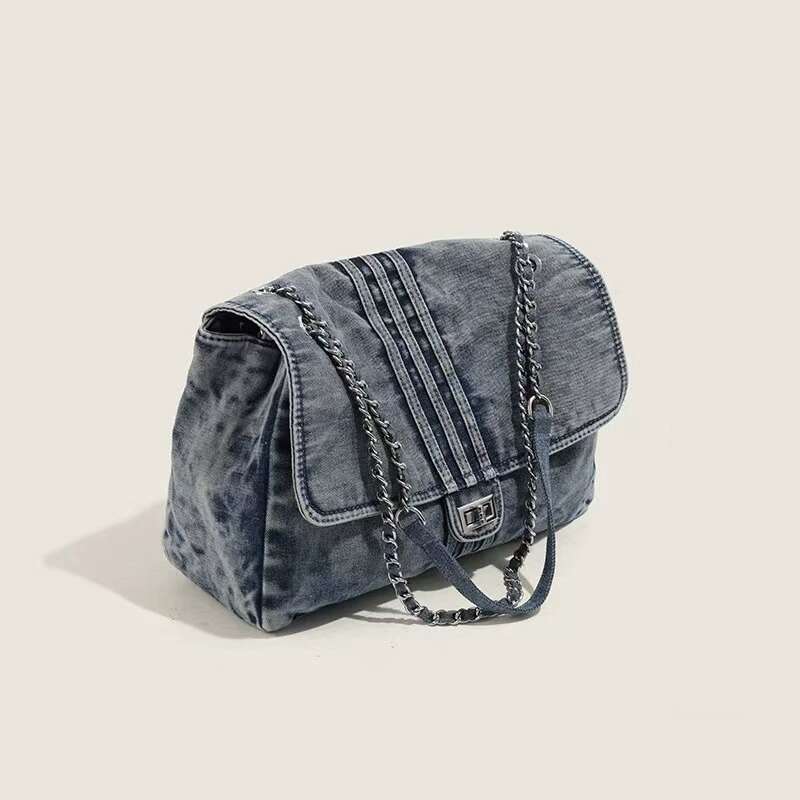 designer bag Luxury bag Design Sense Niche Denim Chain New Large Capacity Crossbody Commuter Shoulder Tote Bag for Women
