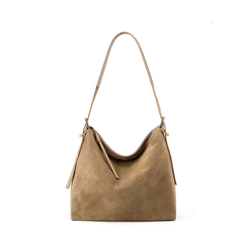designer bag Luxury bag Suede Crossbody Large Capacity Women's Light Luxury Commuting High-end Feel Single Shoulder Casual Underarm Top Layer Cow