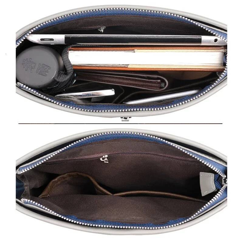 Fashion shoulder bag Oxford men's crossbody bags business waterproof short trip zipper male solid color messenger high-quality