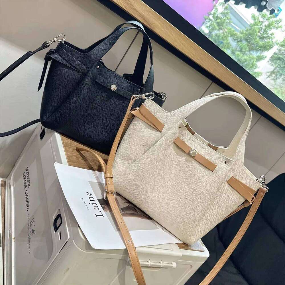 Designer Tote Bag Original Brand Rectangular Genuine Leather New Handbags Shoulder Large Woman Bags Belt Suotong2510 Mdng