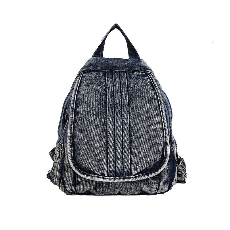 designer bag Luxury bag New Washed Vintage Denim American Style Daily Commute Women's Multifunctional Small Backpack