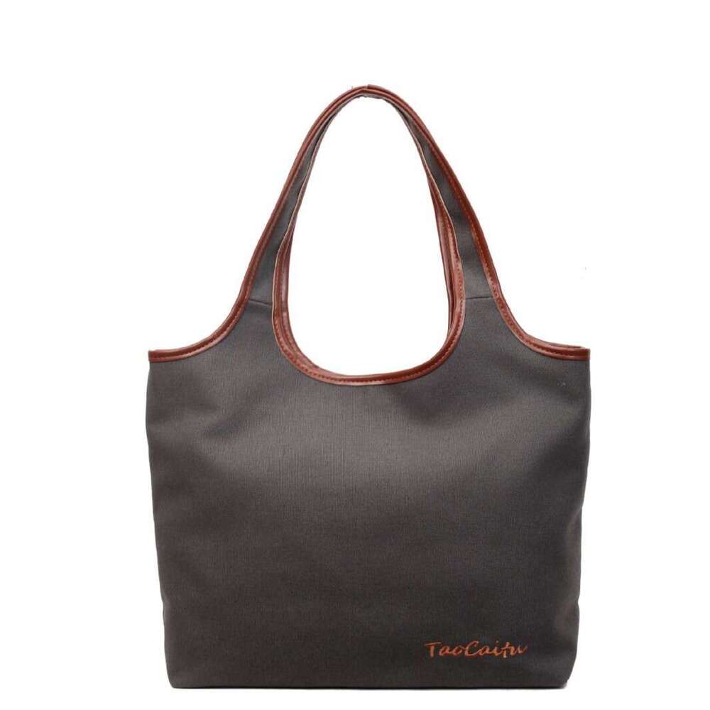 designer bag Luxury bag New College Student Canvas for Women Large Capacity Single Shoulder Commuter Handbag Underarm Tote Bag