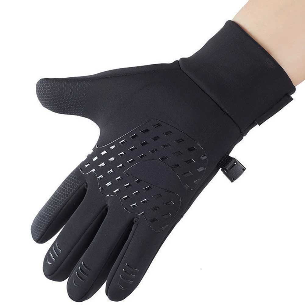 Mens Touch Screen Ski Gloves With Pocket Breathable Waterproof Soft Gloves For Hiking Fishing Z250925