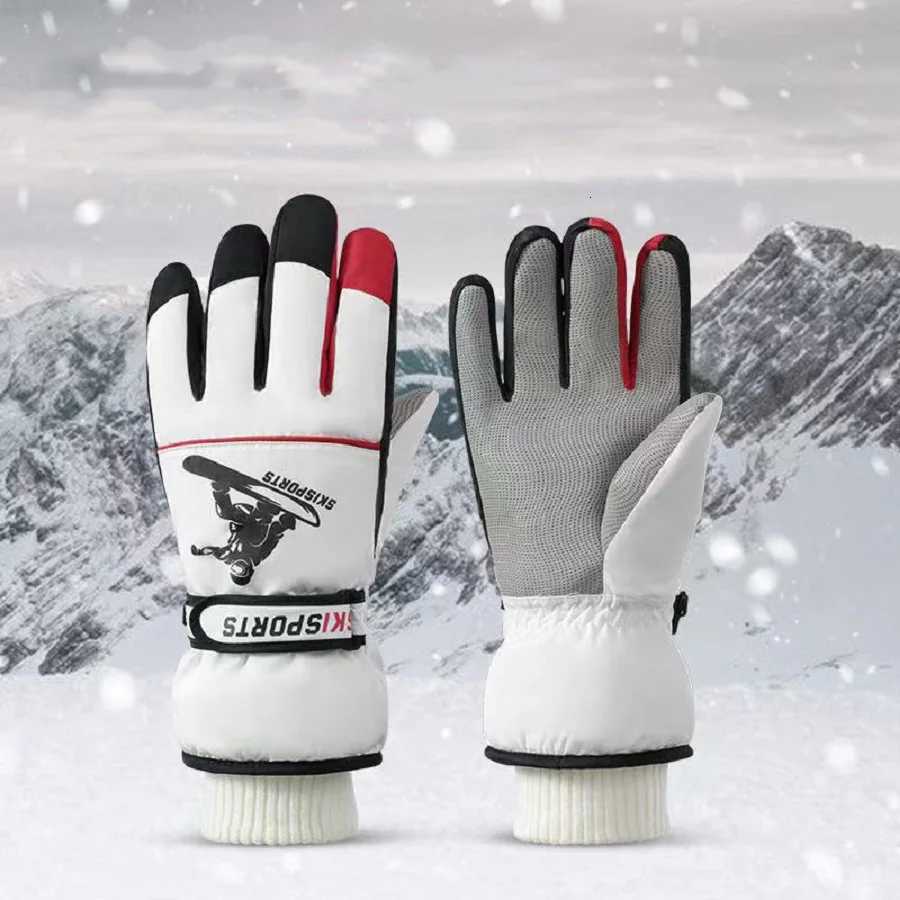 Adult Warm Winter Ski Gloves Waterproof Snowboard Gloves Thermal Motorcycle Cycling Gloves Men Women Z250925