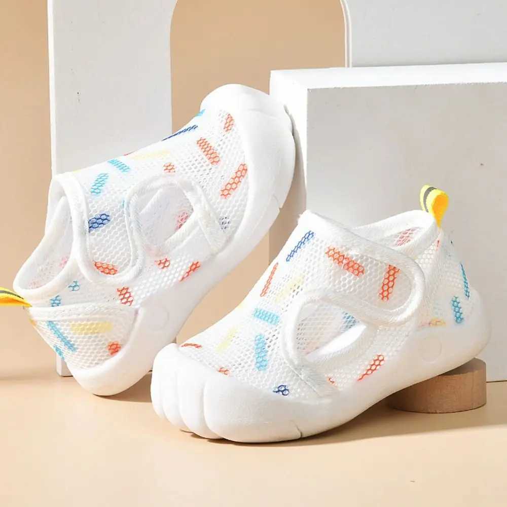 Casual Shoes Breathable Baby Sandals Soft Sole Air Mesh Kids Sandals Flexible Comfortable First Walkers Girls KidsJ250930