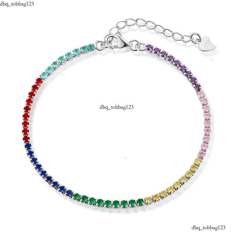 JS6004 sterling sier Iced out dia moissanite bracelet 2/3/4mm cz tennis hand bracelets for women