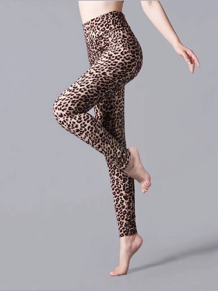 High Waist Leggings Sportwear Workout Women Jeggings Elastic Pants Leopard Summer Printed Stripe Sexy Fiess Leggins dongdumaoyi