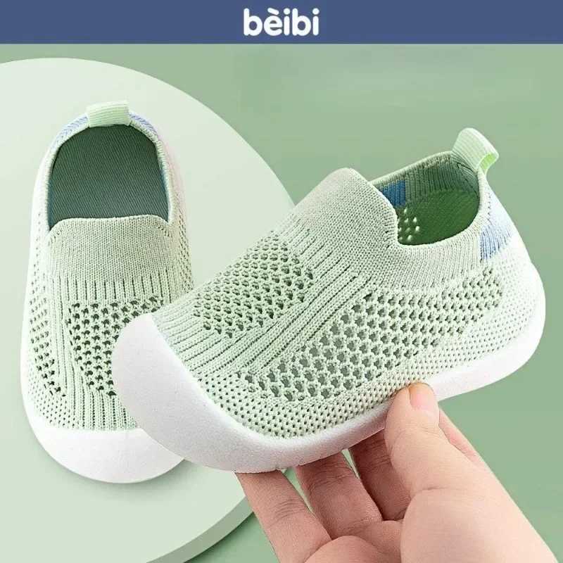 2024 Summer New Baby Soft Sole Nonslip Mesh Breathable Fresh Cute Boys and Girls Comfortable All Match Leisure Toddler ShoesJ250930