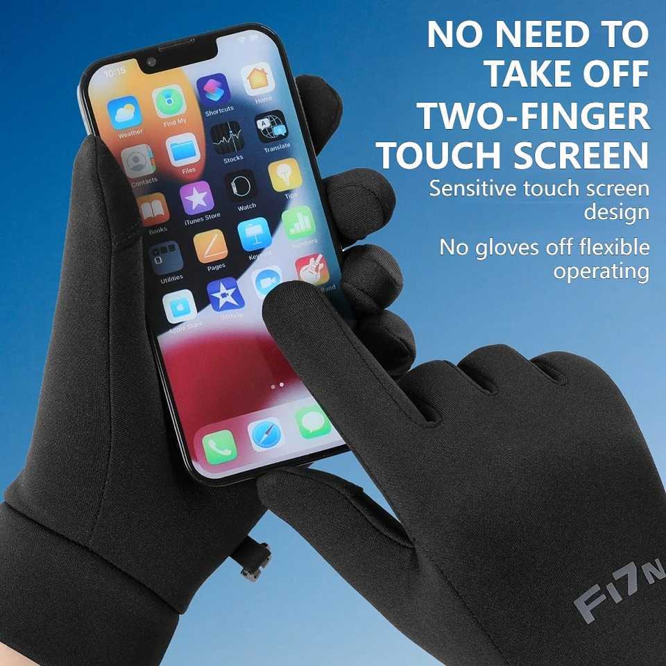NOFOXO Windproof Warm Winter Waterproof Touchscreen Gloves Thermal Riding Warm Gloves Cold Weather Cycling Motorcycle Ski Gloves Z250925