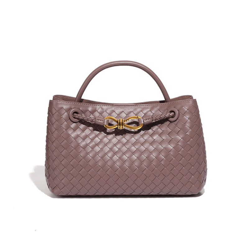 Designer Handbag Light Luxury High-quality Horizontal Women's Bag Fully Handwoven Handheld Tote Bag Commuter Shoulder Crossbody Luxury Bag Bag Sm