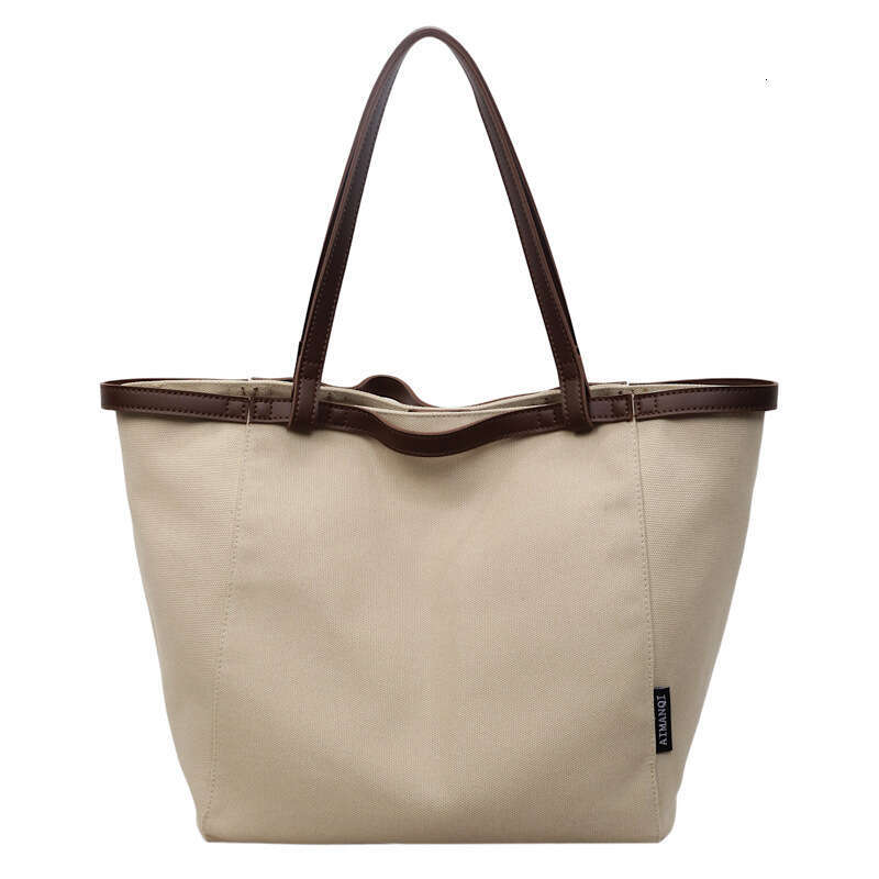 designer bag Luxury bag Large Capacity Canvas Simple Tote Fashion Versatile New Handheld Shoulder Underarm Bag