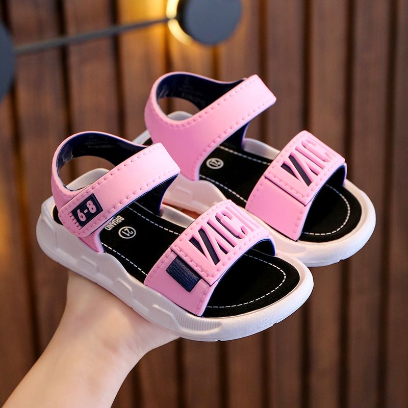 Children Sandals Toddlers Students Non-slip Shoes Boys Girls Sandals Kidszworld Wear and Off Easy Soft Bottom Kids Youth Casual Footwear Sandals Sizes