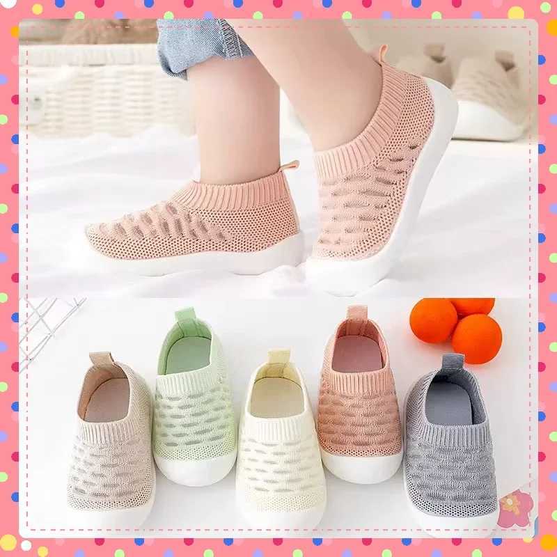 Spring and Summer New Breathable Baby Walking Shoes Indoor Anti Slip Baby Walking Shoes Soft Soled Front Shoes Boys and GirlsJ250930