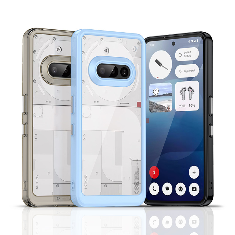 Nothing Phone 3A/Pro Compatible - Vibrant Transparent Acrylic Case Ensuring Ultimate Device Security Against Drops
