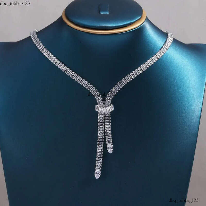 Bridal Fashion Crystal Rhinestone Choker Necklace Women Wedding Accessories Tennis Chain Zircon Chokers Jewelry Collier Femme