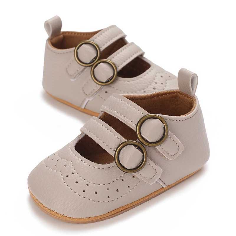 New Baby Girl Shoes Fashion Flower Flats Nonslip Newborn Toddler First Walkers Formal SandalsJ250930