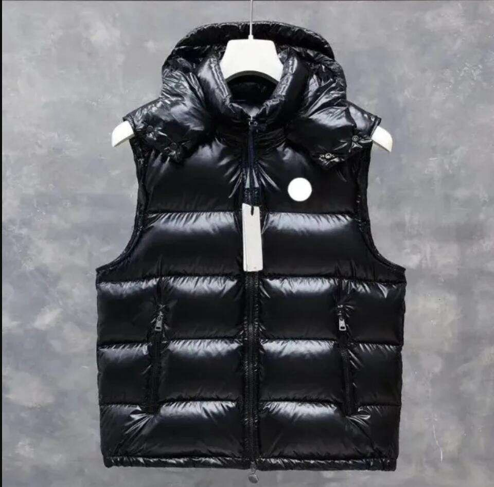 Designer Vest Embroidery Patch Removable Hood Mens Vests Women Gilet Maglia White Duck Down Puffer Jacket Winter Couple Outfit Waterproof COAT 888