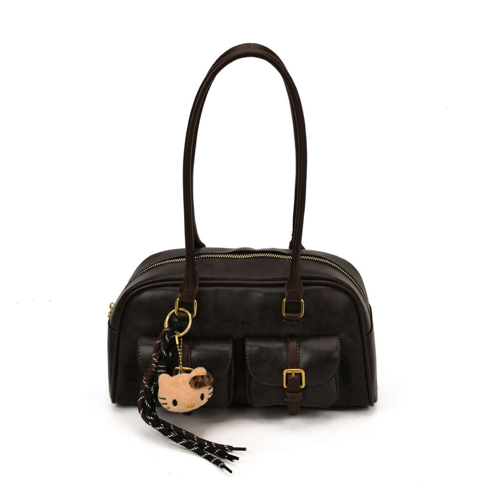designer bag Luxury bag Handheld Boston Pillow for Women, New Autumn and Winter Single Shoulder Bag, Large Capacity Commuter College Style Underarm Ba
