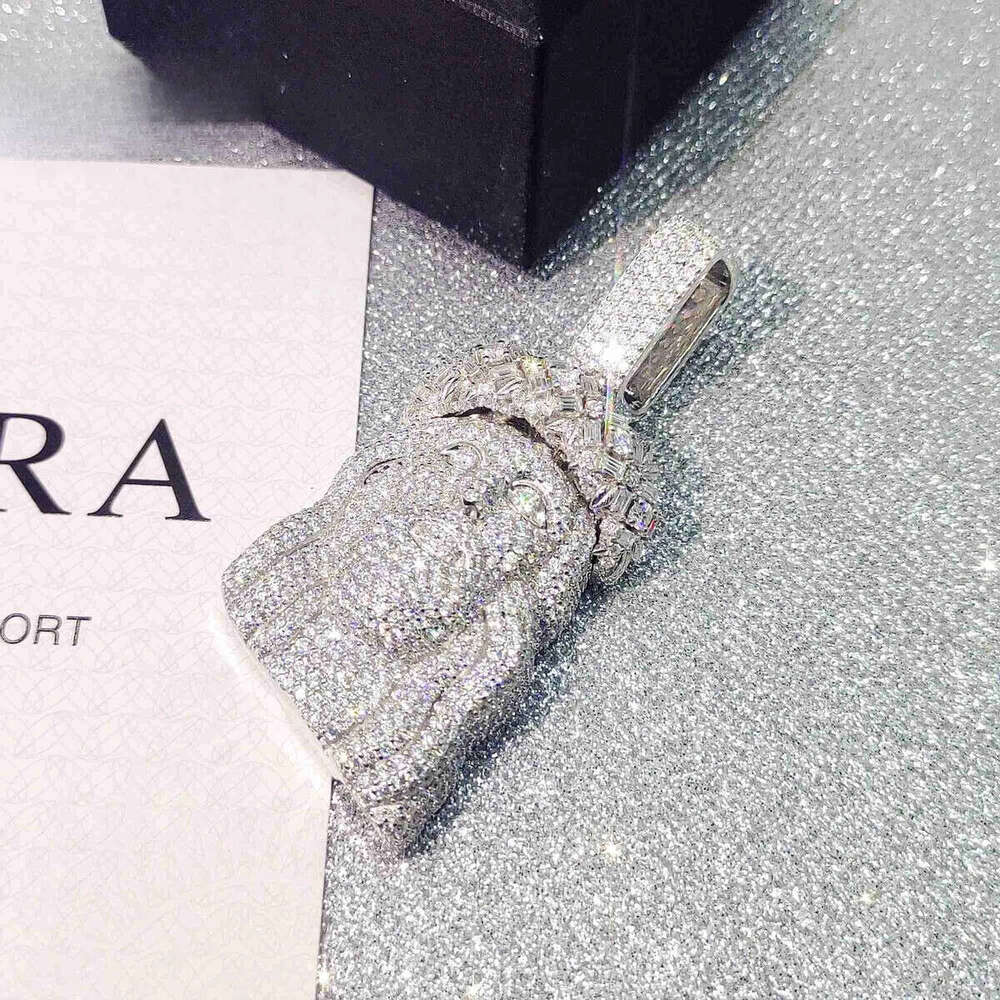 necklace moissanite chain custom pendant Pass Dia Tester FL Hip Hop Jewelry S Jesus