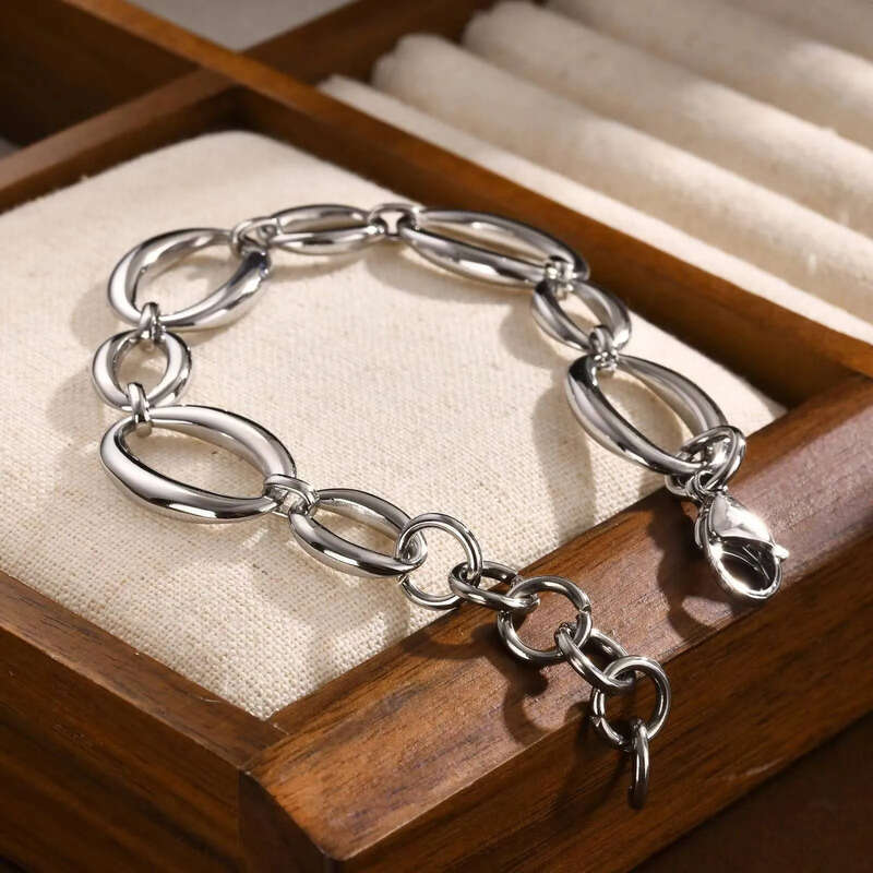 Newest Gold Plated Stainless Steel Bracelet for Women