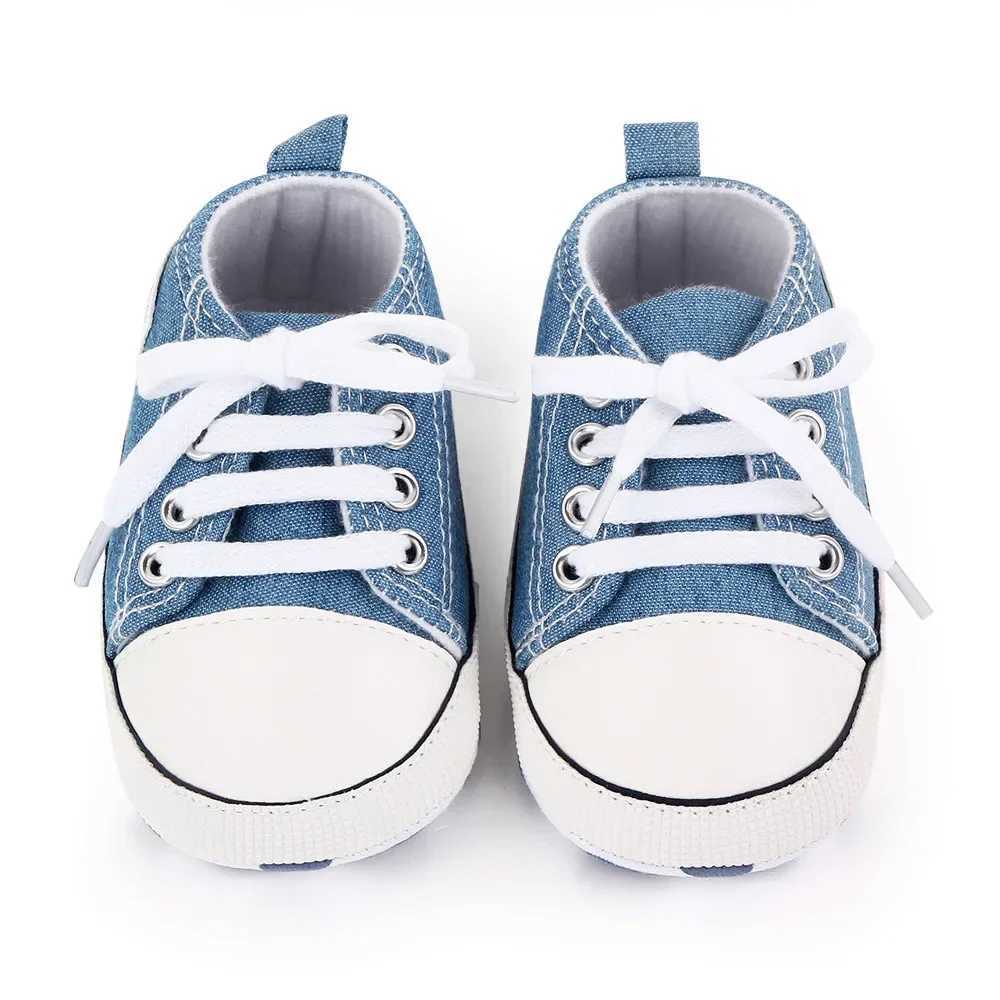 Baby Canvas Classic Sneakers Newborn Print Star Sports Baby Boys Girls First Walkers Shoes Infant Toddler Antislip Baby ShoesJ250930