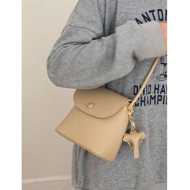 2025 New Women's Crossbody Bucket Small Shoulder Versatile High-End Feel Phone Bag
