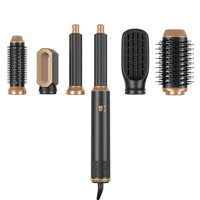Hot-Selling 6-In-1 Multi-Functional Hot Air Straightening Curling Household Hair Dryer Comb Not For Domestic Sales Personal Use