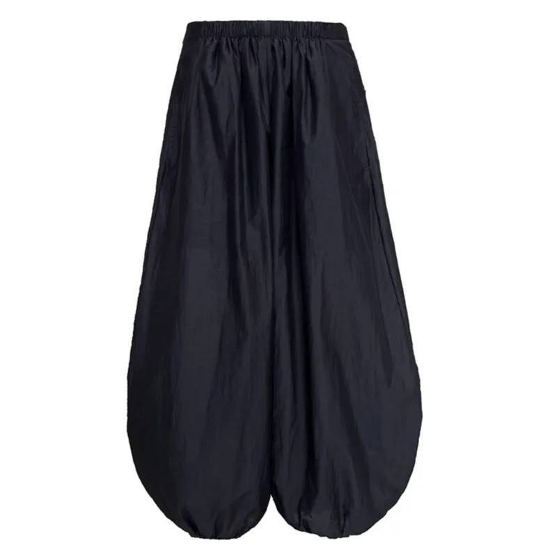 Oversized Bloomers 2025 New Summer Designer Elegant Fashion Women Lantern Casual Loose Breathable Cotton Wide Leg Pants dongdumaoyi